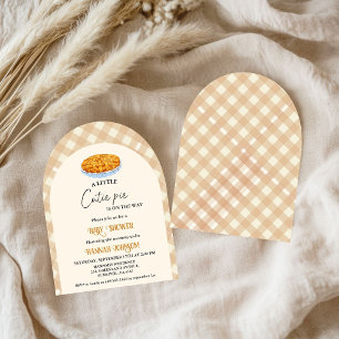Invitation Boho Little Cutie Pie Thanksgiving Baby shower