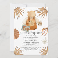 Boho Little Explorer Baby shower non sexiste