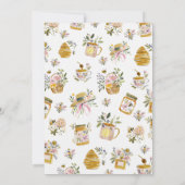 Invitation Boho Little Honey Bee Baby Shower (Dos)