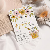 Invitation Boho Little Honey Bee Baby Shower