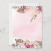 Invitation Boho Little Miss ONE derful Floral 1er Anniversair (Dos)