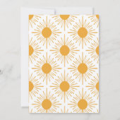Invitation Boho Little Ray de Soleil Neutre Douche Par Distan (Dos)