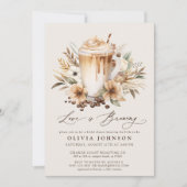 Invitation Boho Love brasse la Fête des mariées (Devant)