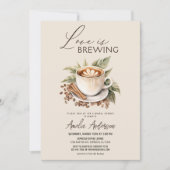 Invitation Boho Love brasse la Fête des mariées (Devant)