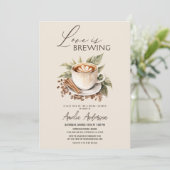 Invitation Boho Love brasse la Fête des mariées (Debout devant)