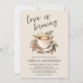 Invitation Boho Love est en train de brasser Fête des mariées (Devant)