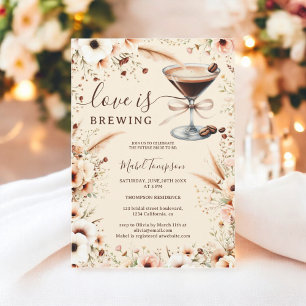 Invitation Boho Love est en train de brasser la Fête des mari