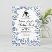 Invitation Boho Mariage Élégant Script Castle Mariage (Debout devant)