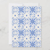 Invitation Boho Marocain Aquarelle Lemon Jaune Arbre Mariage (Dos)