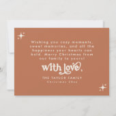 Invitation Boho Merry Christmas Holiday Card (Dos)