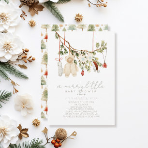 Invitation Boho Merry Petits Vêtements de bébé Baby shower de
