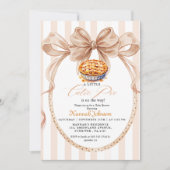 Invitation Boho mignon petite tarte sur le chemin baby shower (Devant)