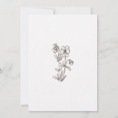 Invitation Boho Minimal Wildflower Wedding Rehearsal Dinner (Dos)