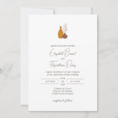 Invitation Boho minimaliste Vases Mariage (Devant)
