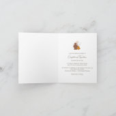 Invitation Boho minimaliste Vases Mariage plié (Intérieur)