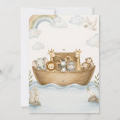 Invitation Boho Miracle est en route Fête de naissance de l'A (Dos)