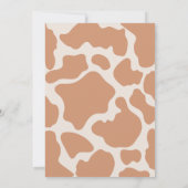 Invitation Boho Modern Girls Premier Rodéo 1er Anniversaire (Dos)