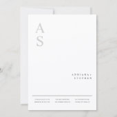Invitation Boho Modern Minimalist Wedding (Dos)