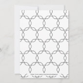 Invitation Boho moderne Blush 40e anniversaire Bonjour quaran (Dos)