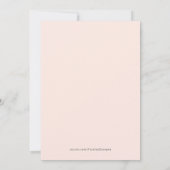 Invitation Boho moderne Floral Arch pampas herbe nuptiale Dou (Dos)