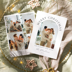 Invitation Boho moderne Joyeux Noël et Bonne Année