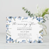 Invitation Boho Moderne matin après Brunch Mariage (Debout devant)