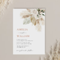boho moderne vert pampas herbe mariage