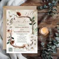 Boho Muted Fall Floral Fall in Love Fête des marié