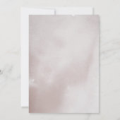 Invitation Boho Muted Rainbow Watercolor Baptême (Dos)