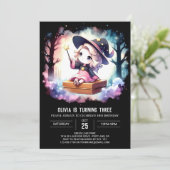 Invitation Boho Mystical Wizard Anniversaire (Debout devant)