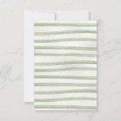 Invitation Boho Nature Baby shower Livres de linge pour bébé (Dos)