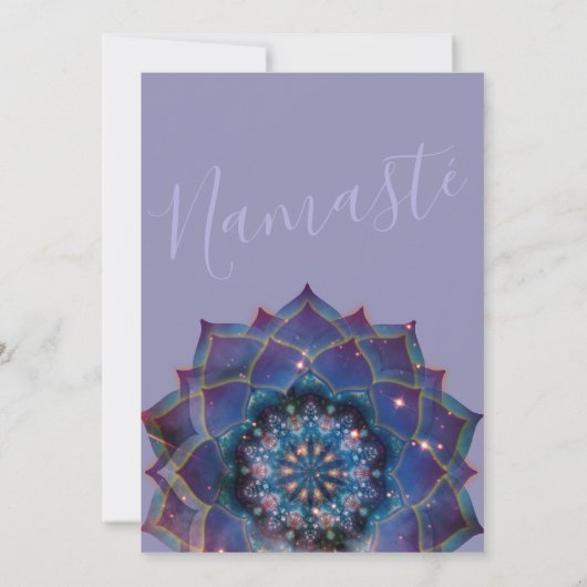 Invitation Boho Nebula Mandala (Dos)