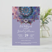Invitation Boho Nebula Mandala (Debout devant)