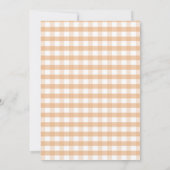 Invitation Boho Neutral Baby shower de vêtements de chute Inv (Dos)