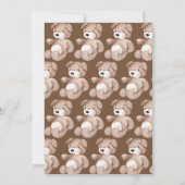 Invitation Boho neutre du genre | Baby shower aquarelle (Dos)