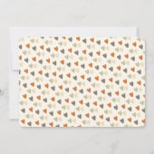 Invitation Boho neutre genre Rainbow photo premier anniversai (Dos)