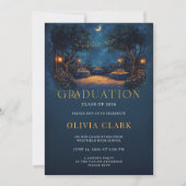 Invitation Boho Night Garden Graduation Floral Party (Devant)