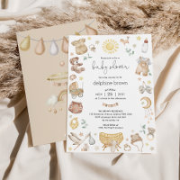 Boho Nursery Baby shower genre neutre