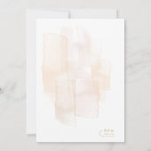 Invitation Boho Oasis Mariage Dîner de répétition Blush ID959 (Dos)