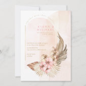 Invitation Boho Oasis Mariage ID959 (Devant)