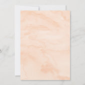 Invitation Boho One Sweet Peach Anniversaire (Dos)