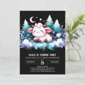 Invitation Boho Online Vache Anniversaire (Debout devant)