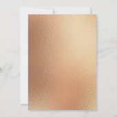 Invitation Boho orange brûlé chute dans la Fête des mariées d (Dos)