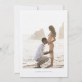 Invitation Boho Palm Baby shower tropical Photo (Dos)