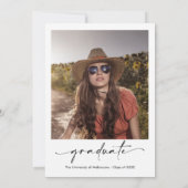 Invitation Boho Pampas Grass avec la fête de graduation de la (Dos)