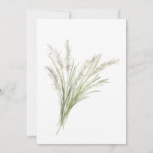 Invitation Boho Pampas Grass Baby shower bohème moderne