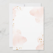 Invitation Boho Pampas Grass Rainbow Girl BAptism Christening (Dos)