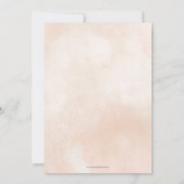 Invitation Boho Pampas Parties scintillant Mariage Fête des m (Dos)