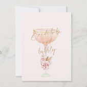 Invitation Boho Pampas Rose Gold Mariée Pour Être Fête des ma (Dos)