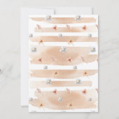 Invitation Boho pastel animaux baby shower mobile Oh Baby (Dos)